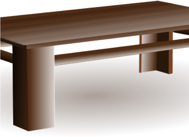 Table Clipart Cartoon - Coffee Table Clipart (640x480), Png Download