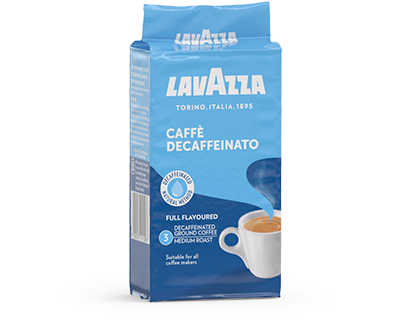 Lavazza Decaffeinated Ground Coffee 250gm - Lavazza Espresso Cremoso, Coffee (400x400), Png Download