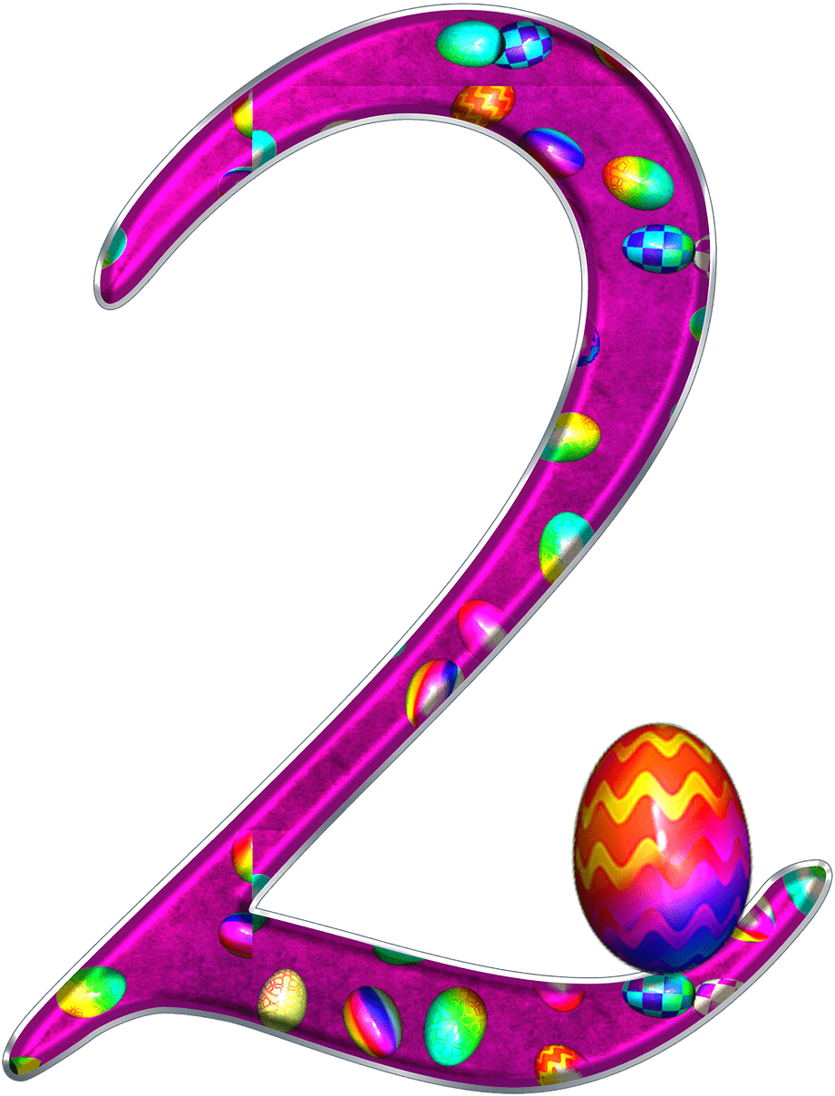 Pascua Número - Easter Numbers (965x1280), Png Download