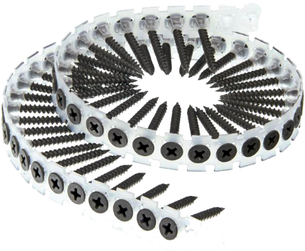 Collated Screws (452x382), Png Download