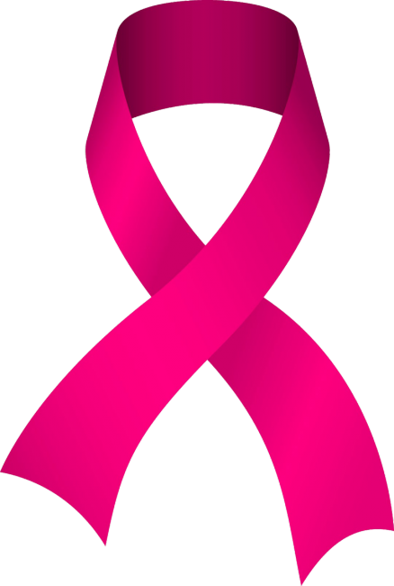 Logo Outubro Rosa Png - Dark Pink Breast Cancer Ribbon (438x650), Png Download