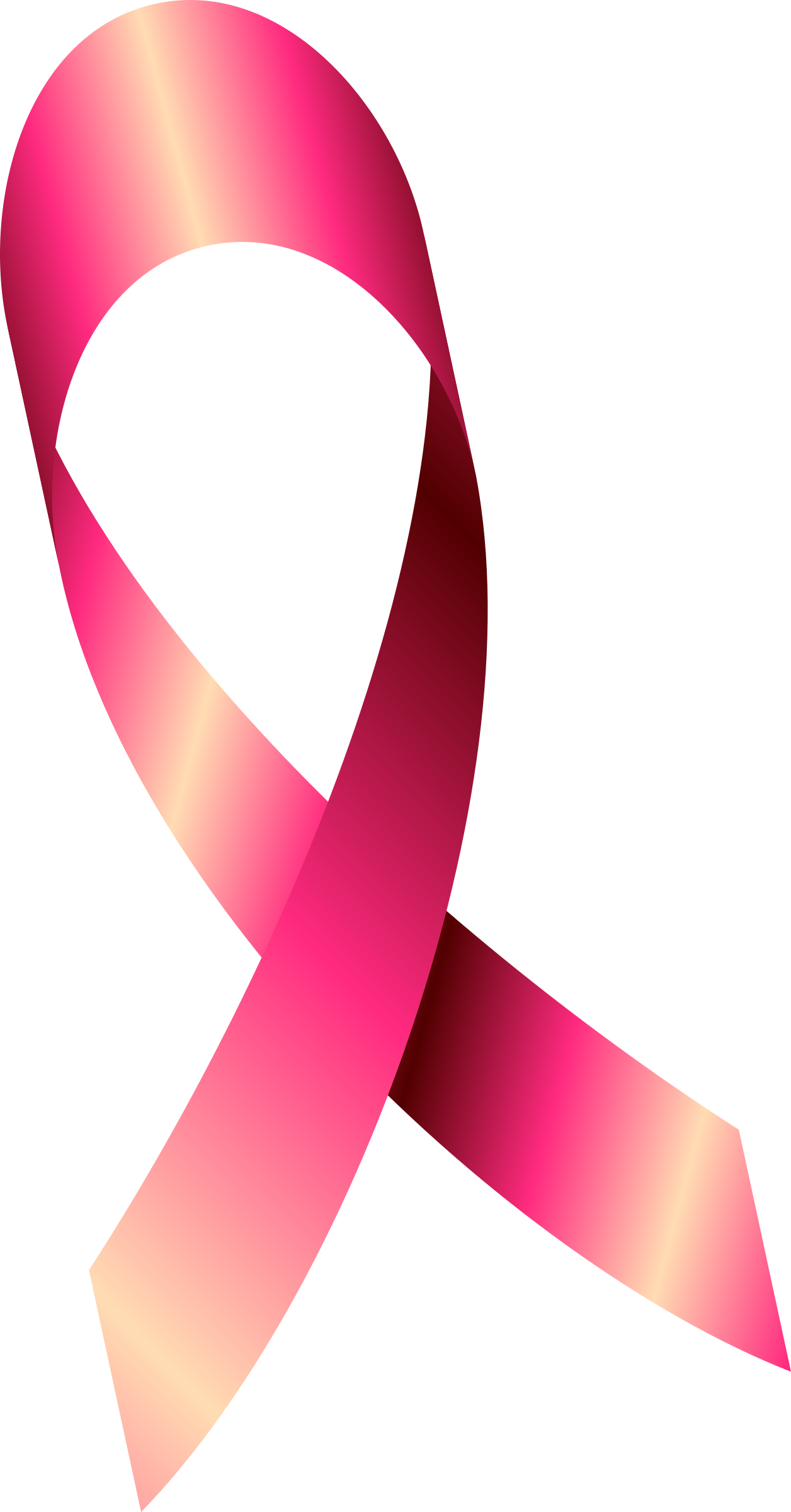 Big Image - Vetor Outubro Rosa Png (1256x2400), Png Download