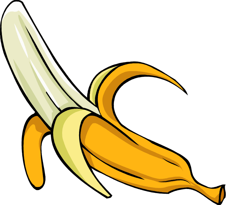 Banana Bitch Banana Bananas Bananabitch Peel Random - Clip Art Of Food (720x654), Png Download