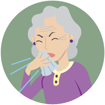 Coughing Cartoon Png - Cough Cartoon Png (400x400), Png Download