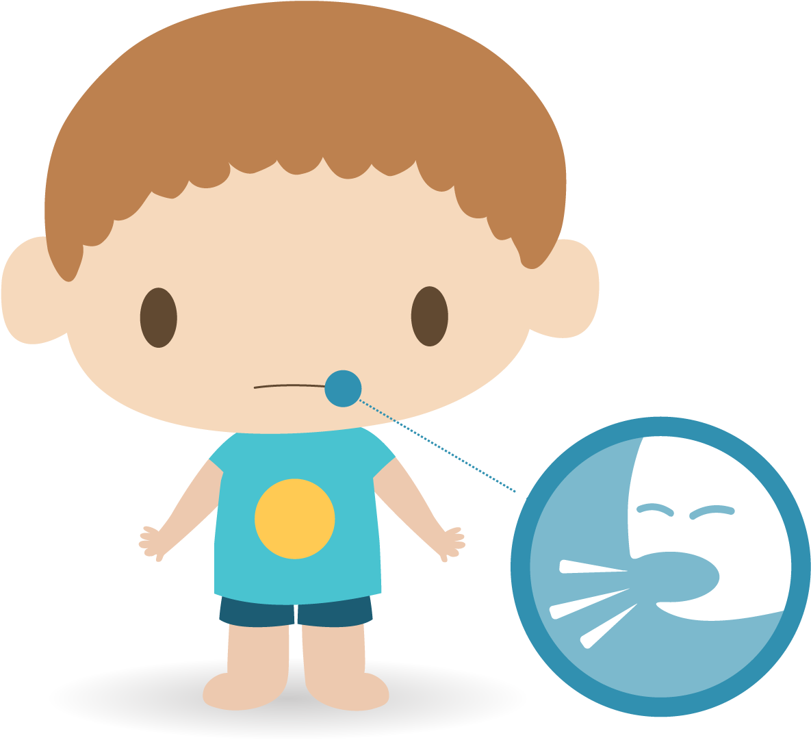 Cough Free Png Image - Cough Cartoon Transparent (1420x1080), Png Download