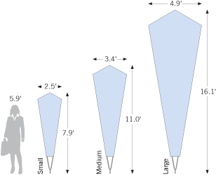 Selection Of Twenty Colors For Bowflag® Wind Banner - Blue (491x267), Png Download