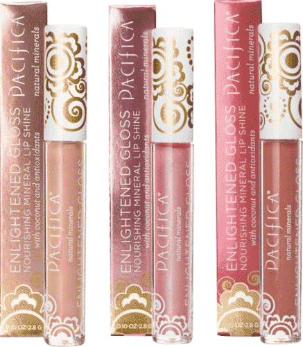 Snow And Shine Lip Gloss Set Collection - Pacifica Enlightened Lip Gloss, Opal - 0.1 Oz (437x500), Png Download