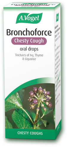 Bronchoforce Contains Ivy, Thyme And Liquorice, Herbal - Ivy-thyme Complex Drops (283x500), Png Download
