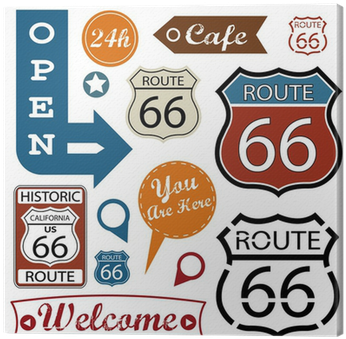 Route 66 Signs - Route 66 Sign (400x400), Png Download