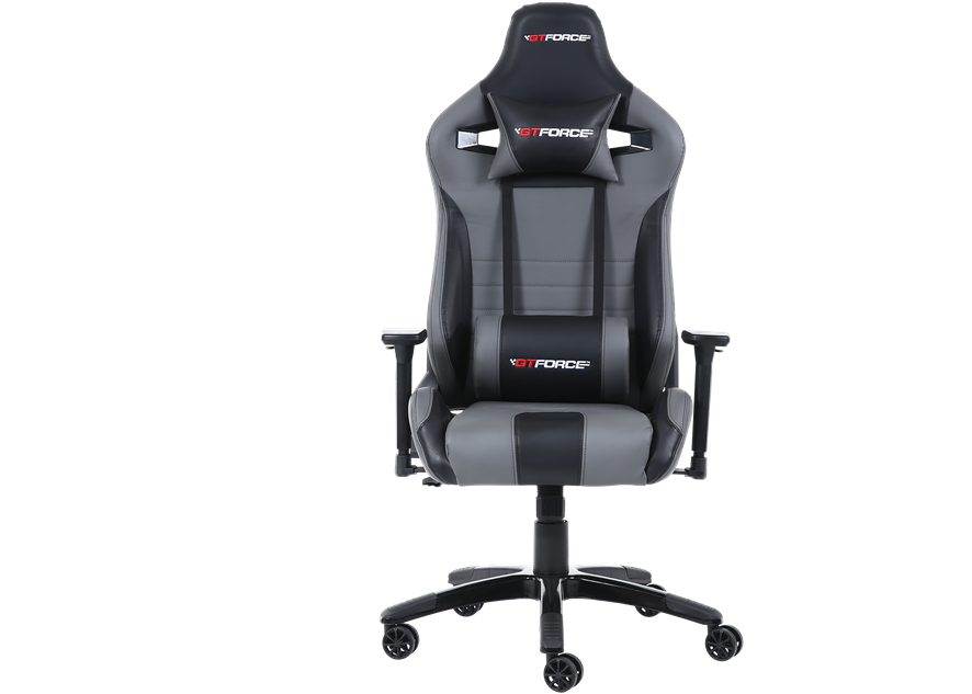 Gtforce Speed Gaming Chair With Recline In Black/grey - Sillas Game (1270x635), Png Download