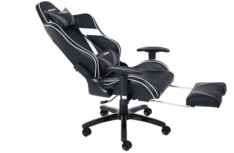 Formula Mx Gaming Chair With Recline And Footrest In - Gtforce Gaming Chair Formula Mx (1270x635), Png Download