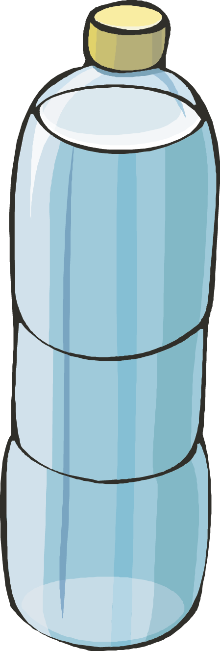 Bottle - Plastic Pop Bottles (449x1328), Png Download