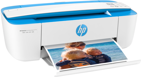 Impresora Todo En Uno Hp Deskjet Ink Advantage - Impresora Hp Deskjet 3775 (474x356), Png Download