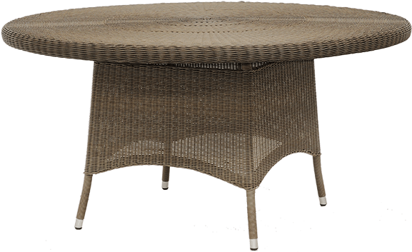 Kingston Round Dining Table Kubu3 - Yuvarlak Rattan Masa Takımı (600x600), Png Download