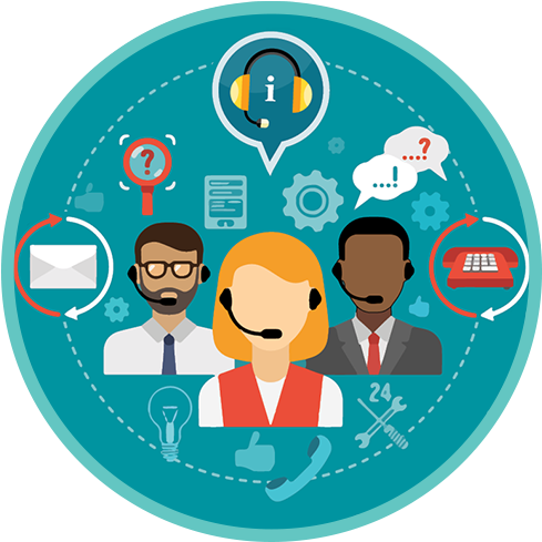 Contact Centre Operations Course Graphic - Hot Tools 1/2 Professional Spring Iron 1103 (500x501), Png Download