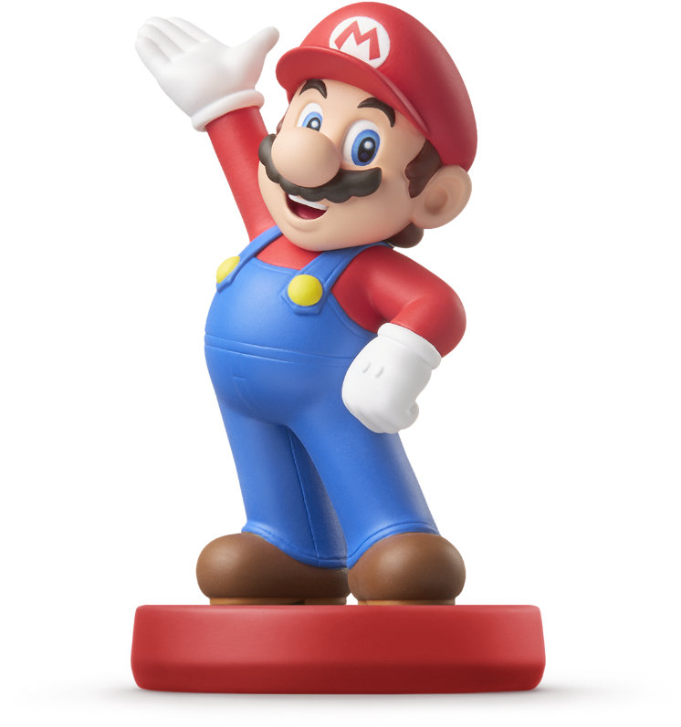 Mario Amiibo (600x606), Png Download