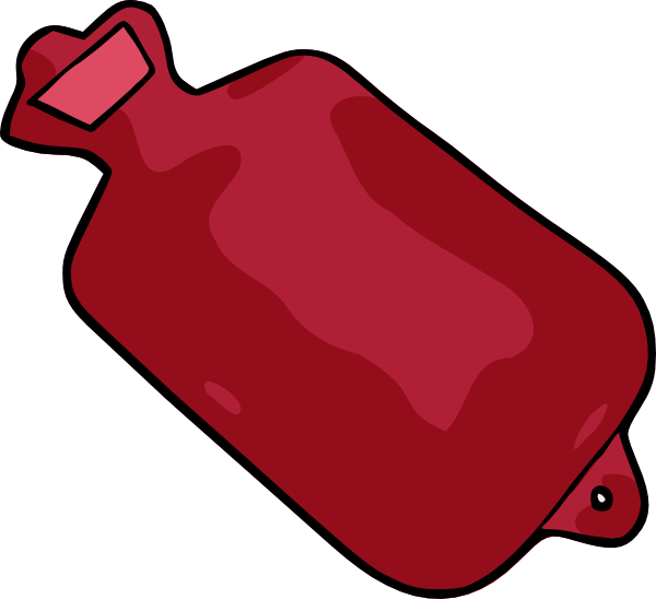 How To Set Use Hot Water Bottle Svg Vector (600x548), Png Download