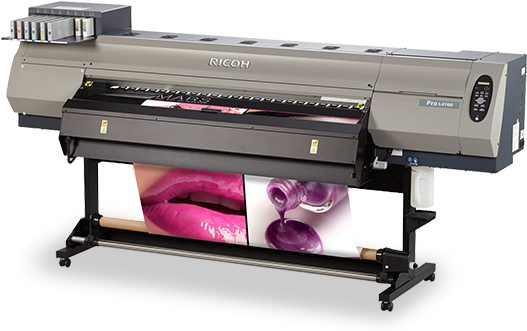 Ricoh Impresora Tinta Latex - Ricoh Pro L4160 (655x350), Png Download
