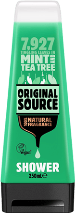 Original Source Mint And Tea Tree Shower Gel 250ml (294x460), Png Download