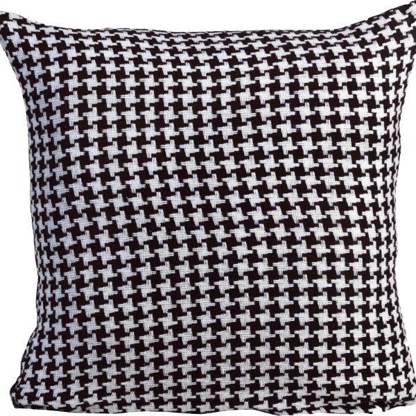 Houndstooth Cushion (600x600), Png Download