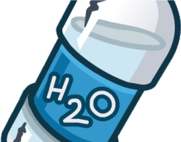Water Bottle Clipart H20 - Water (640x480), Png Download