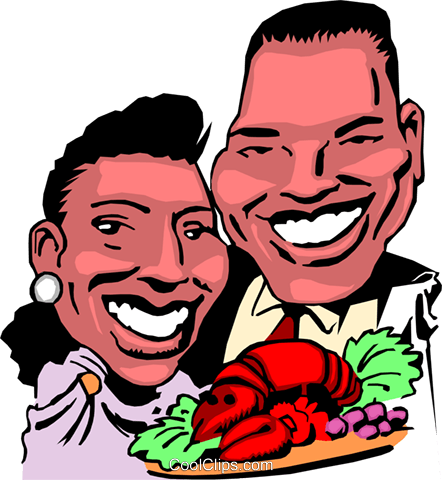 Pareja De Dibujos Animados Libres De Derechos Ilustraciones - Cartoon Couples (442x480), Png Download
