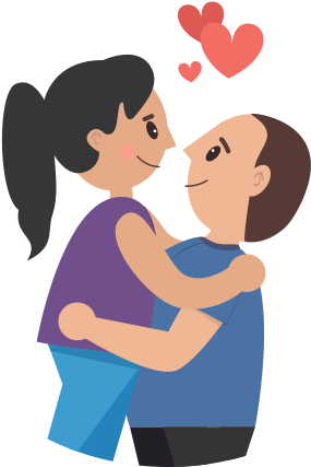 Iconos Para Parejas - Iconos Png De Pareja (500x500), Png Download