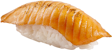 Seared Salmon - Sashimi Sushi Png (450x275), Png Download
