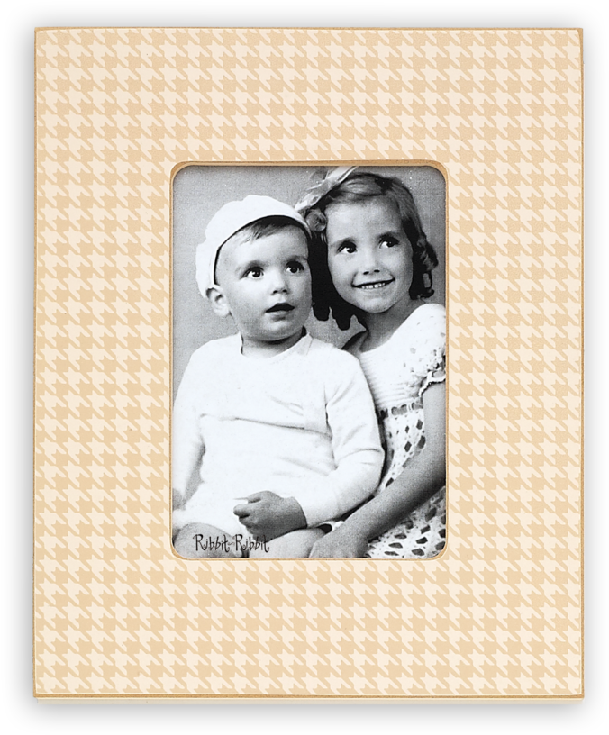 Houndstooth Linen - Snowman Flannel Picture Frame (1024x1024), Png Download