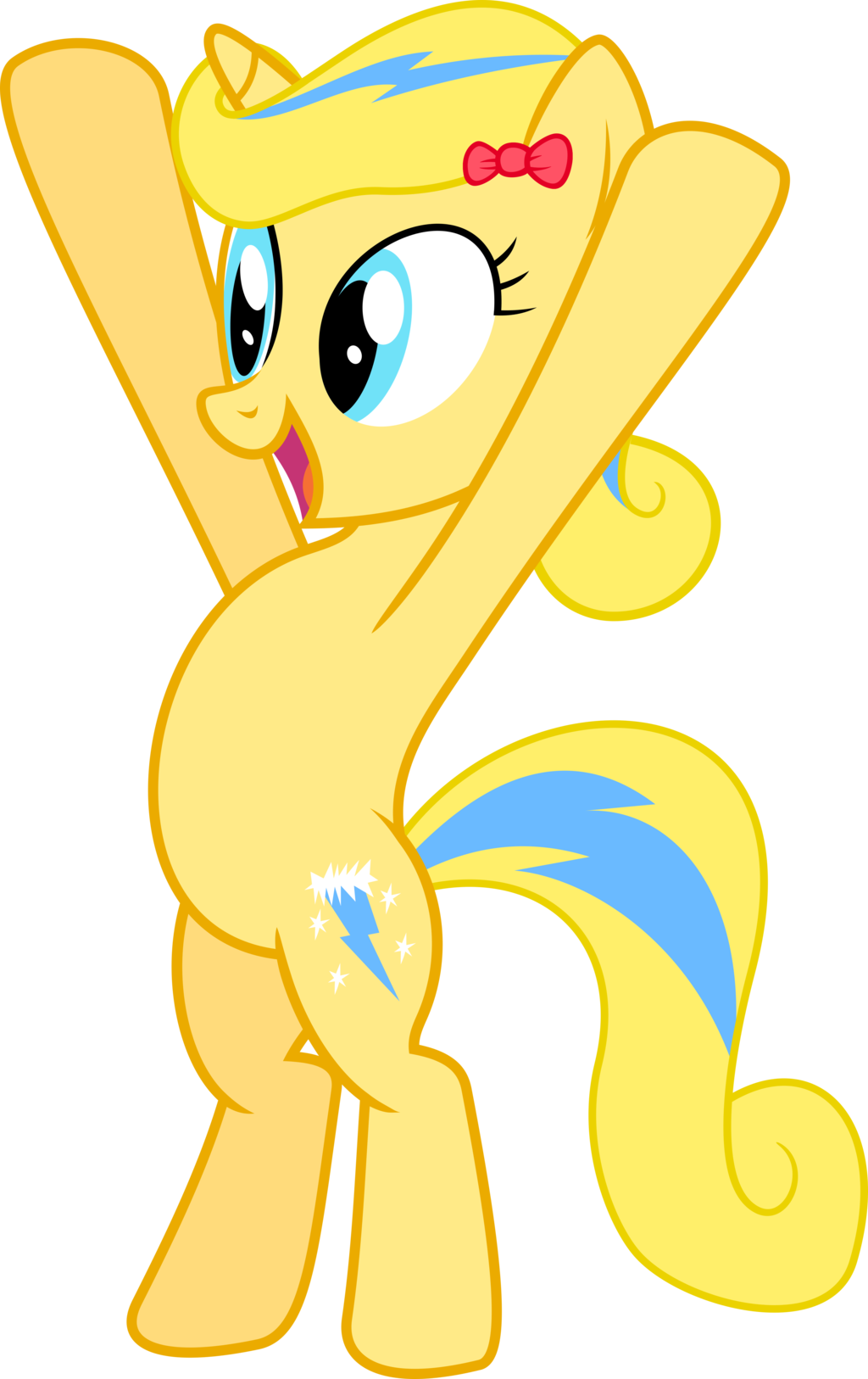 Jeremeymcdude, Bipedal, Bow, Field Goal, Hind Legs, - Excited Rarity (1024x1626), Png Download