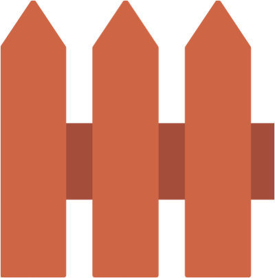 Orange Fence Icon - Orange Fence & Supply (400x405), Png Download