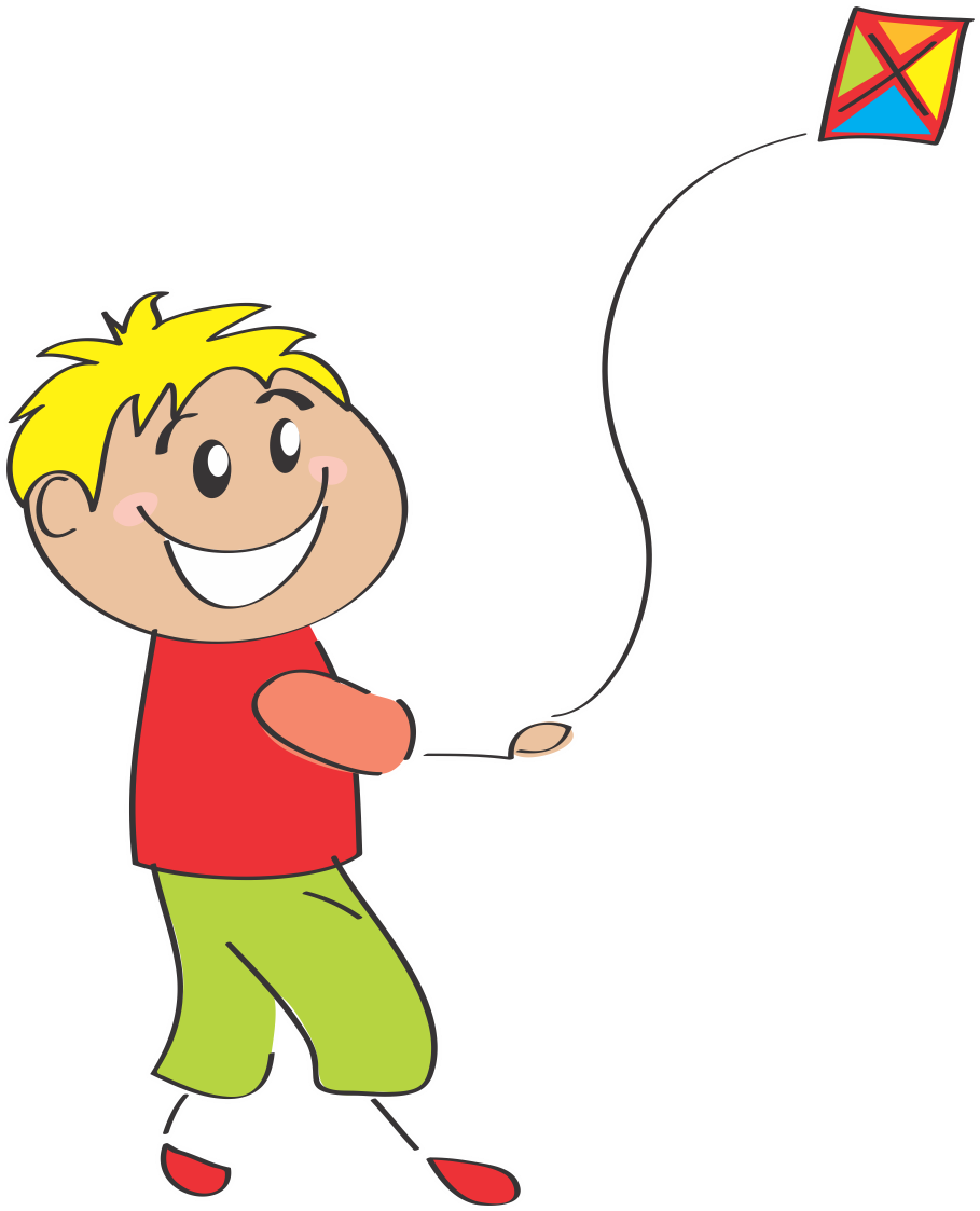 Desenho Menino Empinando Pipa Png (1200x1200), Png Download