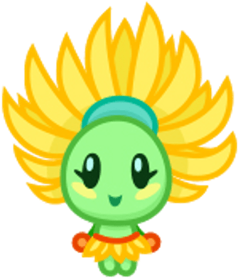 Pipa The Smiley Sunflower - Portable Network Graphics (400x400), Png Download