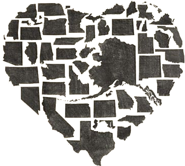 Heart States Png Transparent Transparency Translucent - Joe Purdy American Folk (429x530), Png Download