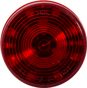 5" Round Red Clearance Marker Light - Circle (470x352), Png Download