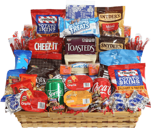 Snack Basket - Rice Krispies Treats (500x611), Png Download
