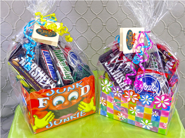 Snacker Basket - Junk Food (600x600), Png Download