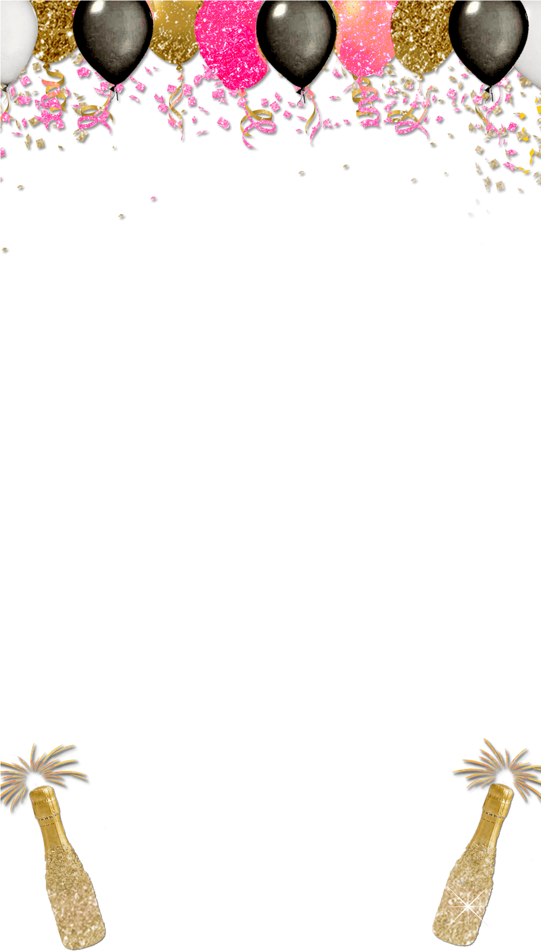 Pink, Black, And Gold - Giraffe (1080x1920), Png Download