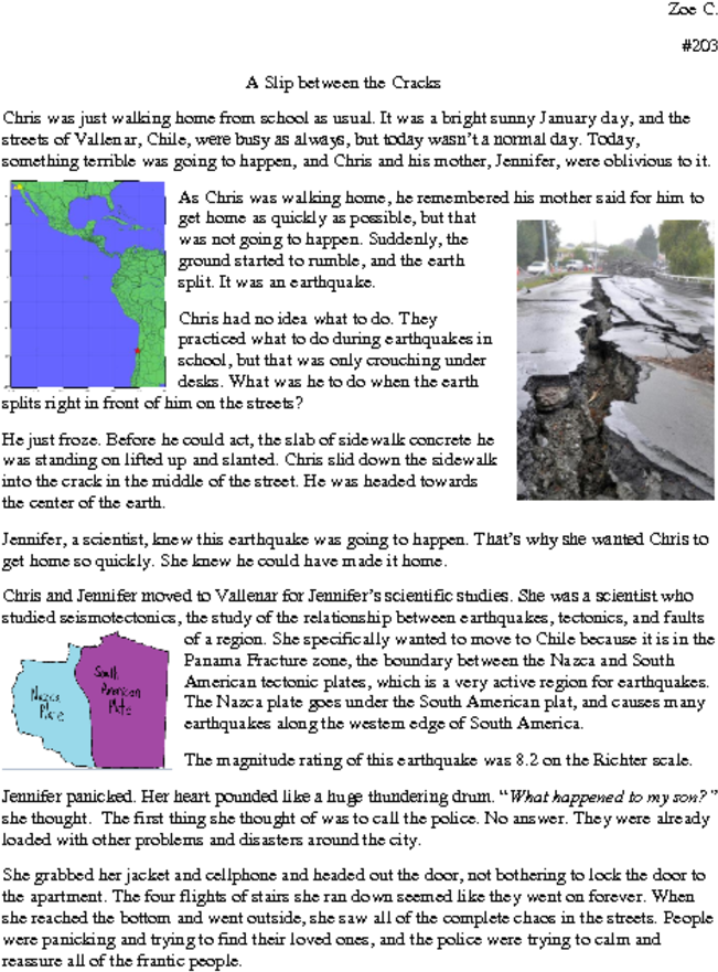 Showing Page - 1/2 - Earthquakes By Graeme Davis 9781610803236 (hardback) (850x1100), Png Download