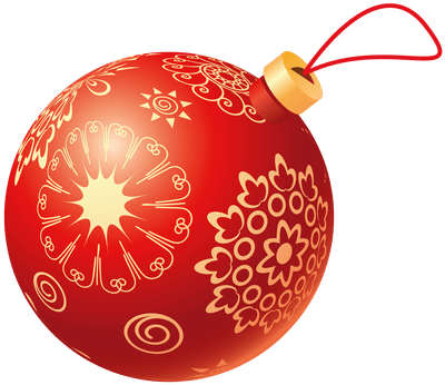 Navidad Bombilla Roja - Christmas Ball Png Transparent (400x400), Png Download