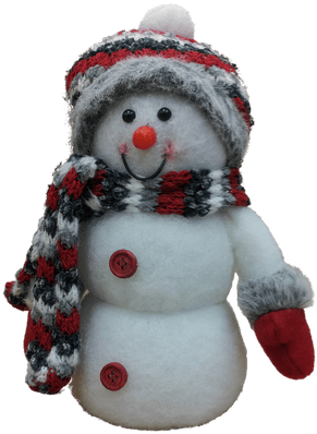 Monigote De Nieve Con Echarpe - Ice Man Xmas (400x400), Png Download
