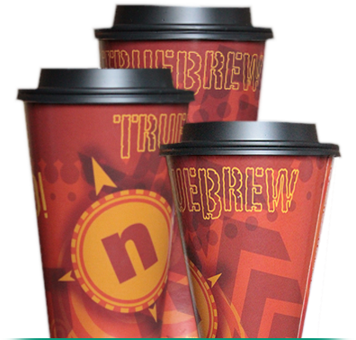 True-cups Copy - Gas Station Coffee Cups (576x498), Png Download