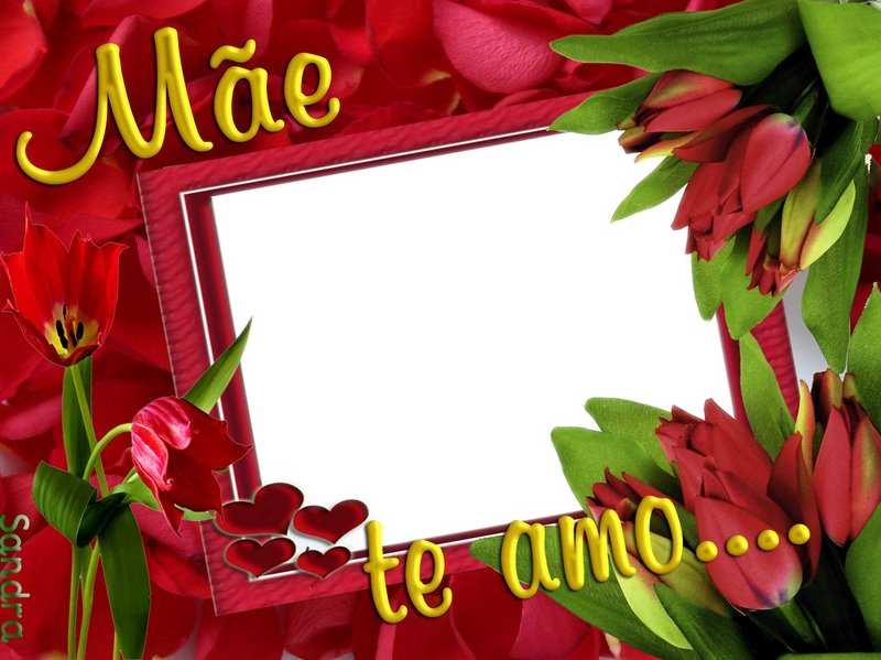 Molduras Para Fotos Dia Das Mães (800x599), Png Download