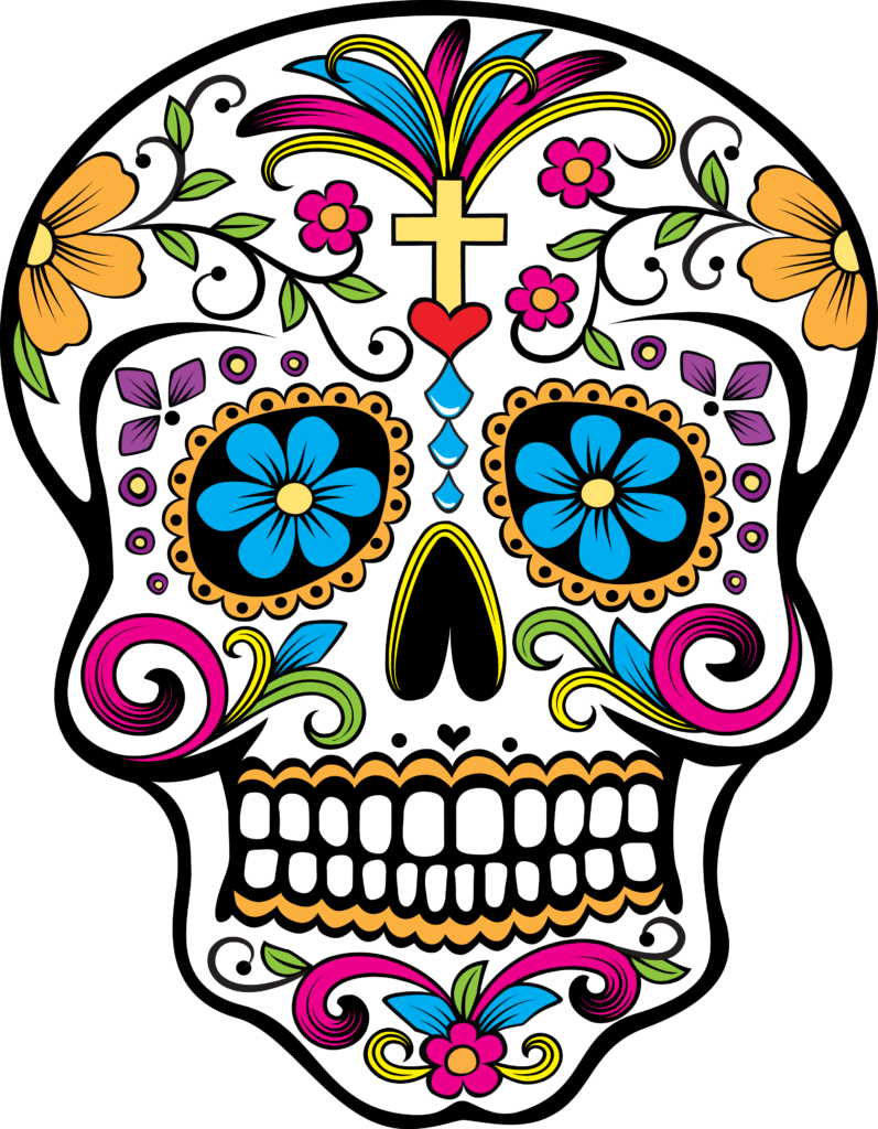 Sugar Skulls (797x1024), Png Download