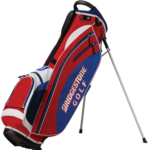 Bridgestone Golf Lightweight Stand Bag - Bridgestone Lightweight Stand Bag Red (640x640), Png Download