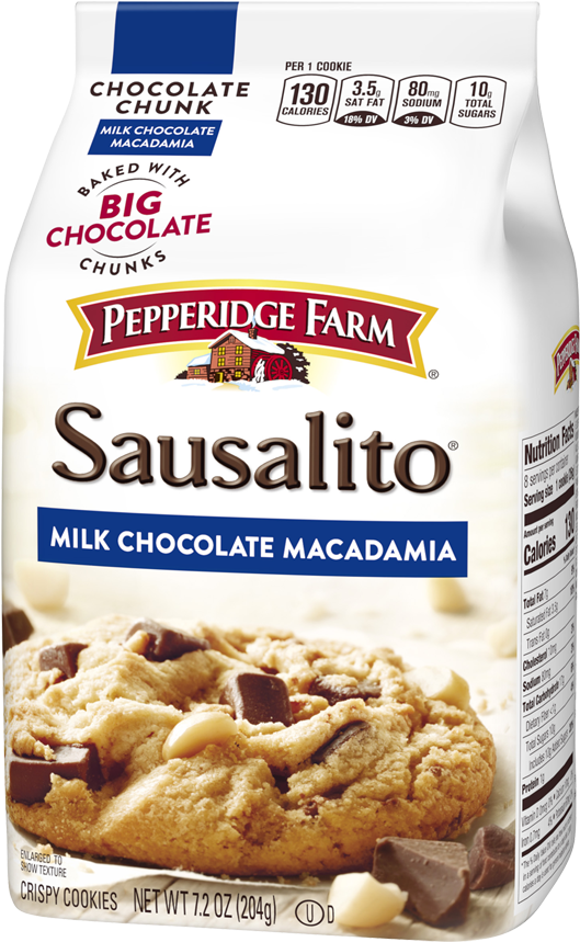 Pepperidge Farm Double Chocolate Cookies (1000x1000), Png Download
