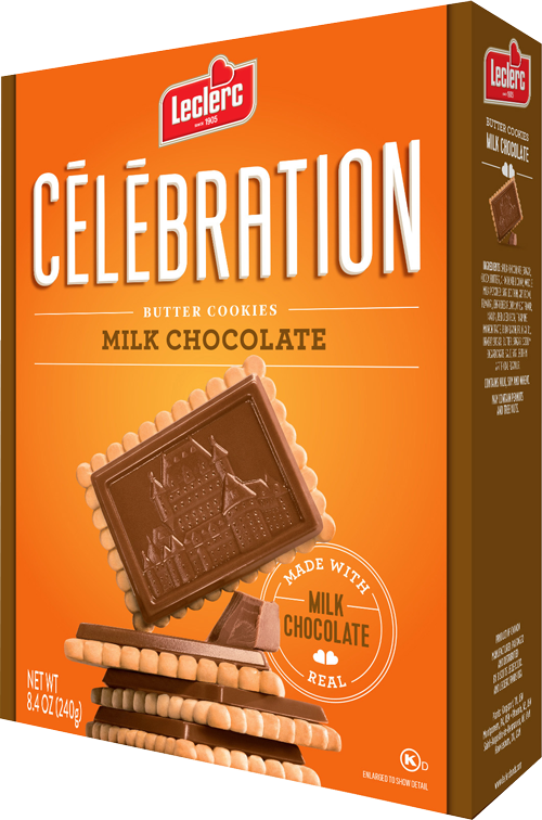 Front - Celebration Milk Chocolate Cookies (500x756), Png Download