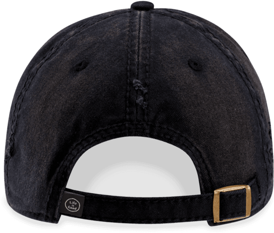 Fish Stitch Sunwashed Chill Cap - Cap Black Back (570x570), Png Download