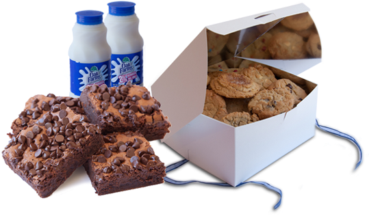 We Have A Place Nearby That Delivers Warm Cookies And - Cookie (609x323), Png Download