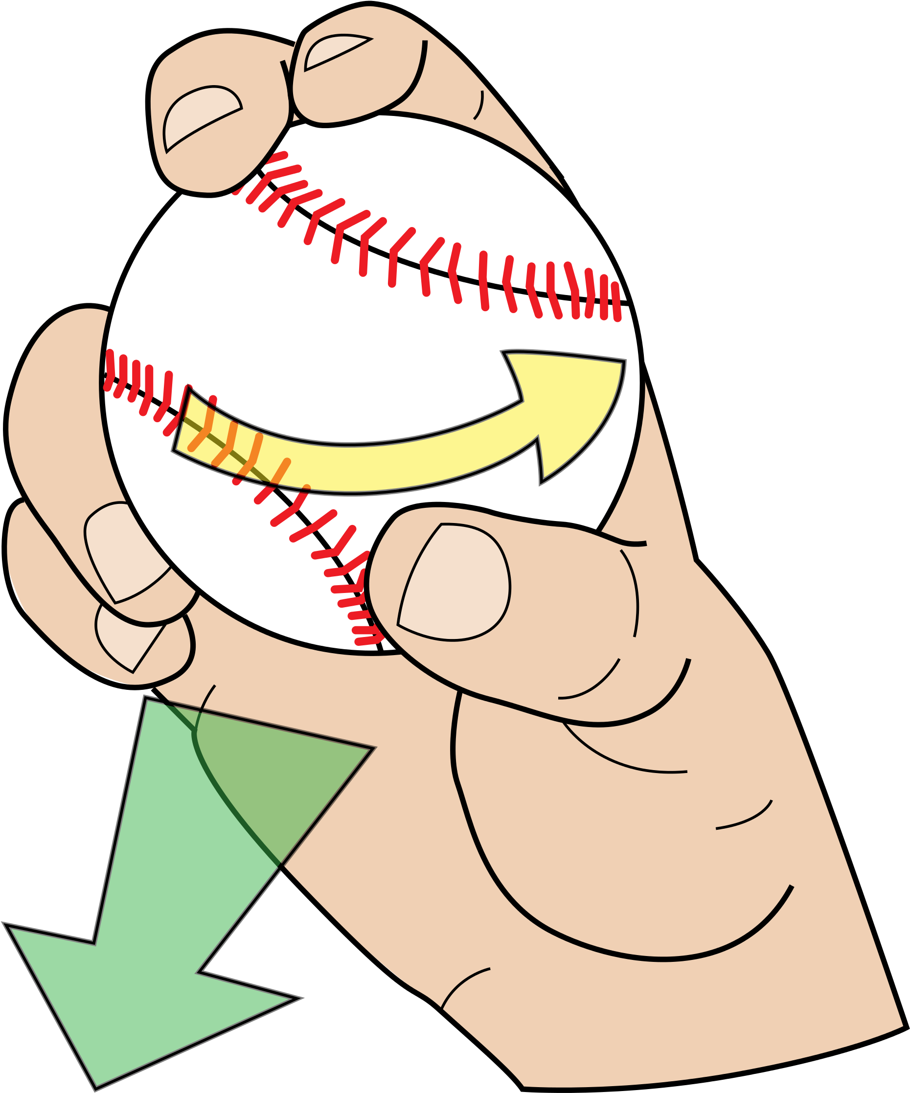 What Is A Slider Pitch In Baseball - Slider (2000x2400), Png Download